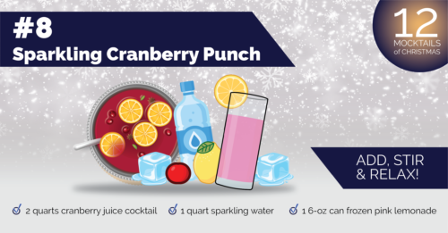 sparkling cranberry punch