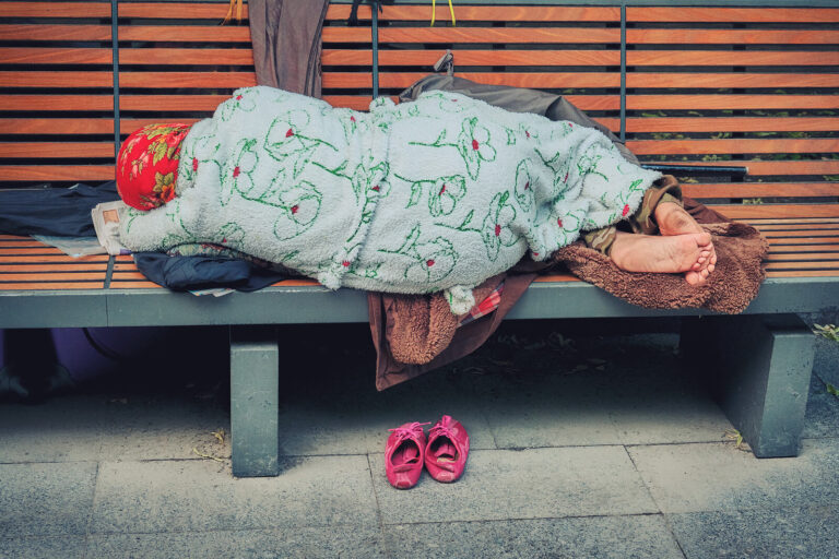 Bigstock Grandma Homeless In Clean Tidy 388411534 (1)